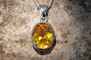 Crystal Drop Memorial Pendant - Multiple Colors Available
